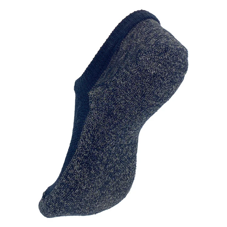 TRU47 Black Merino Wool Grounding Socks - No-Show - Image 4