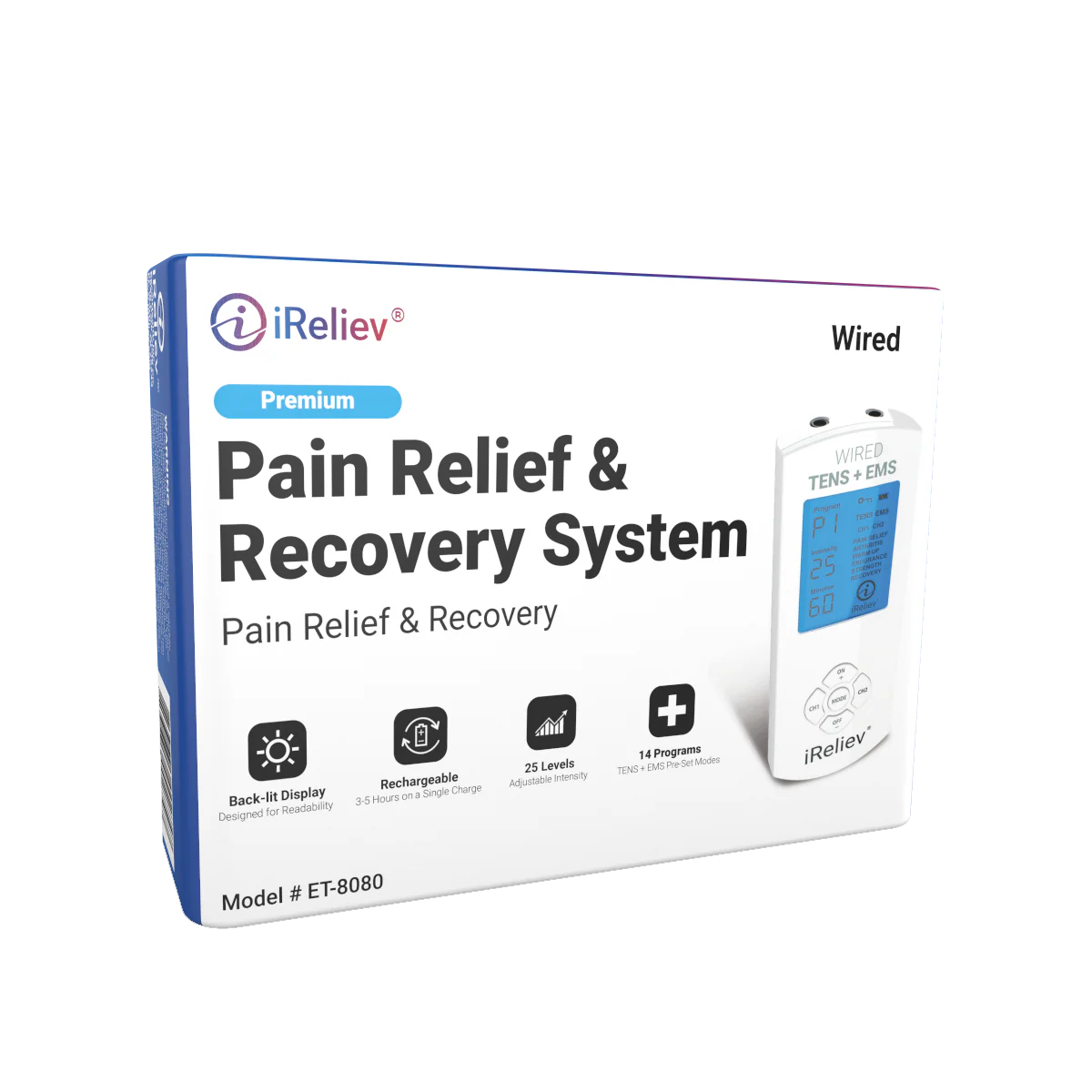 iReliev Premium TENS + EMS Pain Relief & Recovery - Image 3