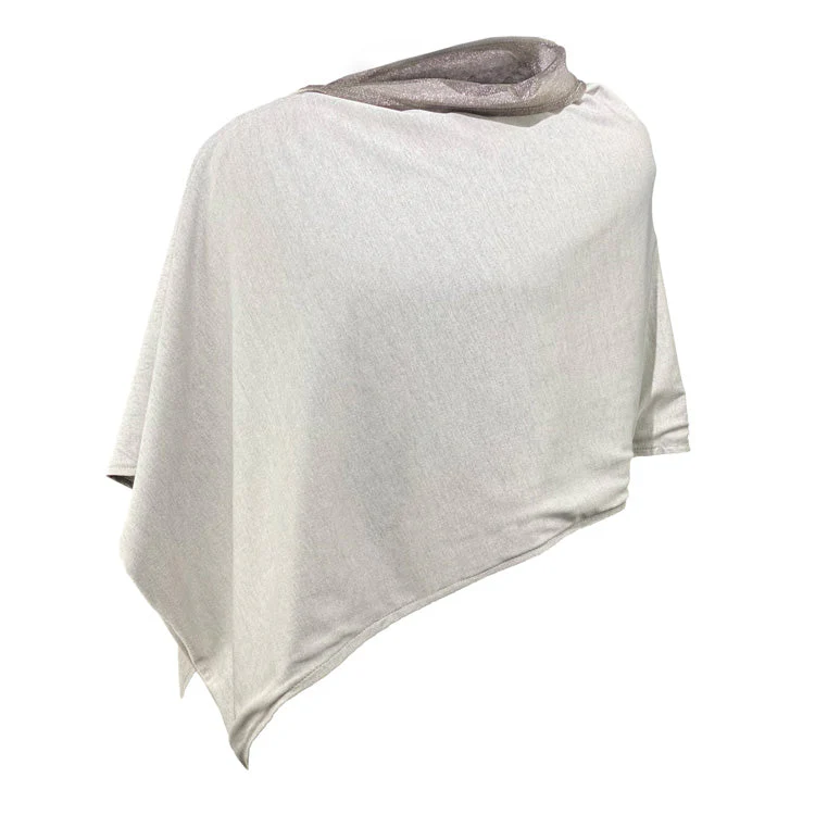 TRU47 Reversible Mesh and Natural Modal Short Poncho - Image 5