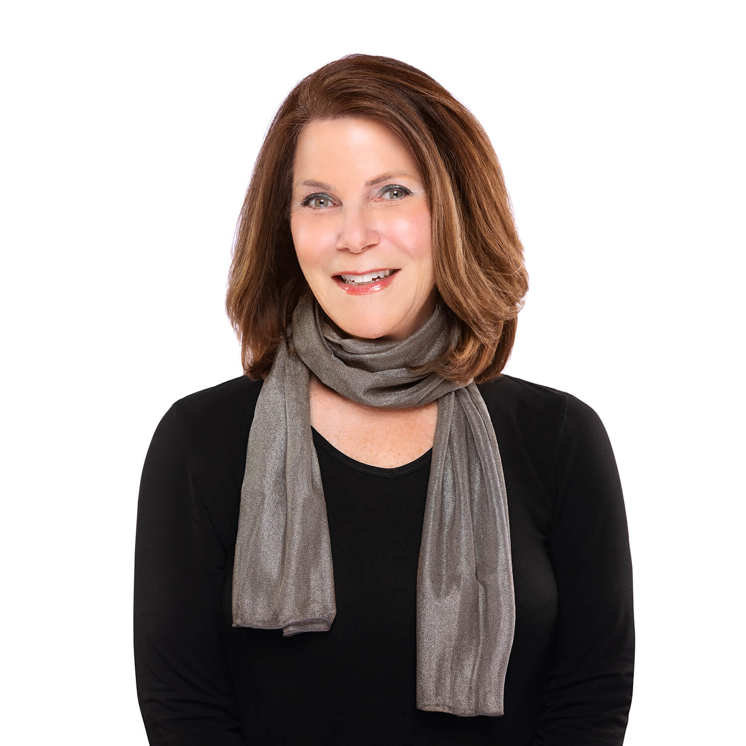 TRU47 Long Silver Mesh Scarf - Image 3
